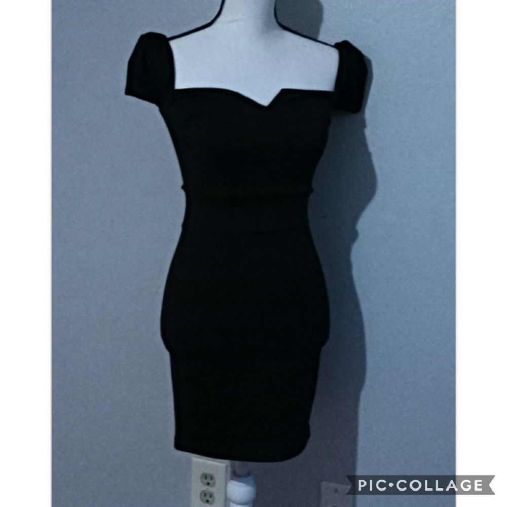 Cute black mini dress